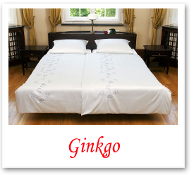 Hochzeitsbettwäsche Ginkgo